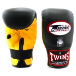 Тренировочные снарядные перчатки Twins Special (TBGLA-1H yellow/black)